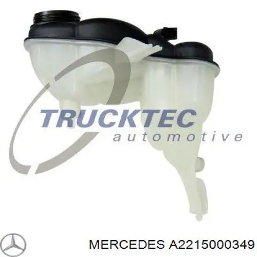 Do koszyka A2215000349 Mercedes Zbiorniczek wyrównawczy układu chłodzenia