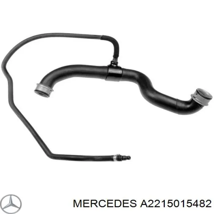 Przewód (króciec) chłodnicy górny Mercedes A2215015482 cena, od 65,73 USD