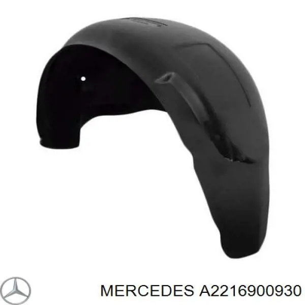 Nadkole błotnika przedniego lewe Mercedes A2216900930 cena, od 66,14 USD