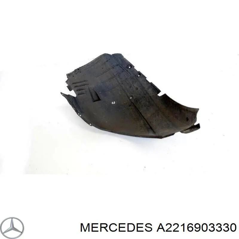 Do koszyka A2216903330 Mercedes Nadkole błotnika przedniego lewe przednie