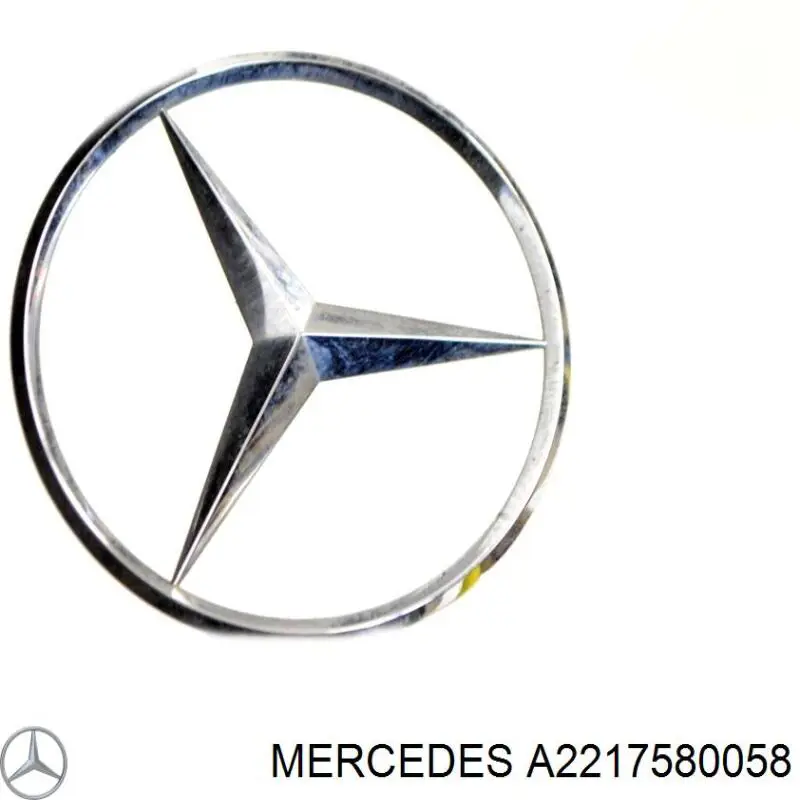 Emblemat na klapę bagaznika (znaczek firmowy) do Mercedes S  W221