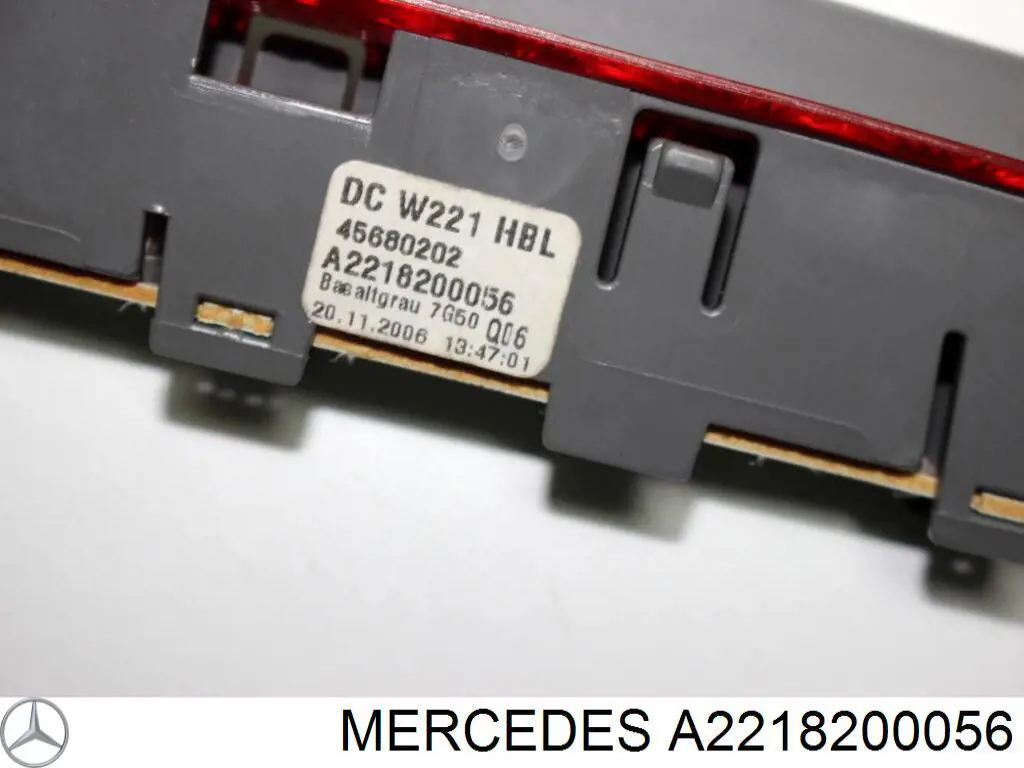 Do koszyka Lampa stop tylna dodatkowa Mercedes S  C216