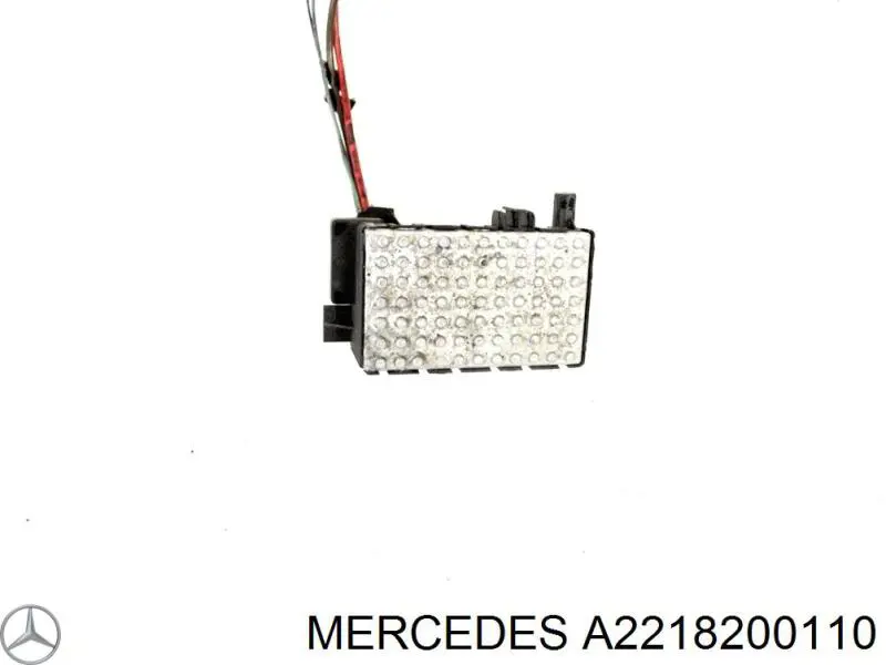 A2218200110 Mercedes Rezystor wentylatora nagrzewnicy (ogrzewacza kabiny)