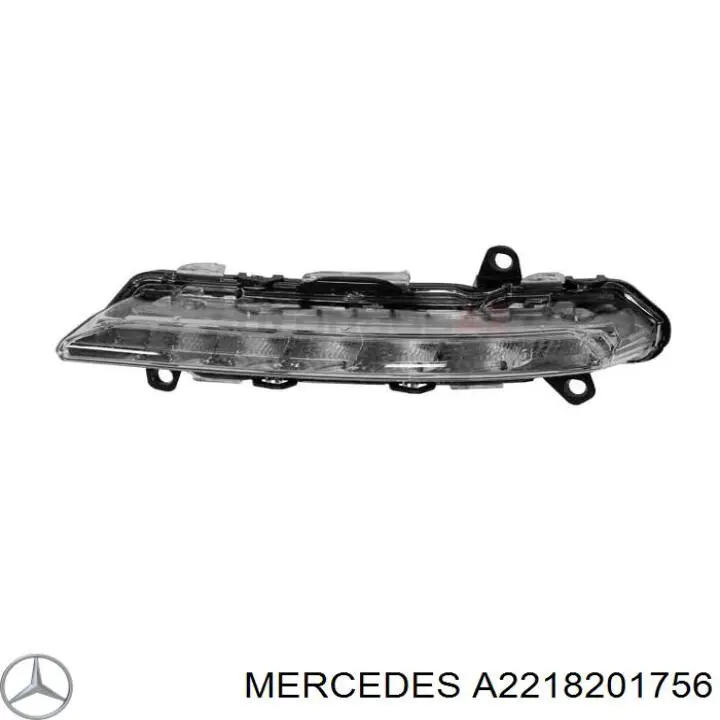 Reflektor do jazdy dziennej lewy Mercedes A2218201756 cena, od 20,86 USD