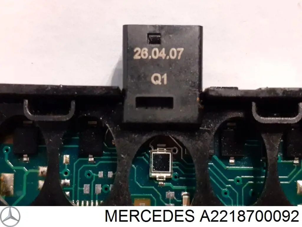 Do koszyka A2218700092 Mercedes Czujnik deszczu