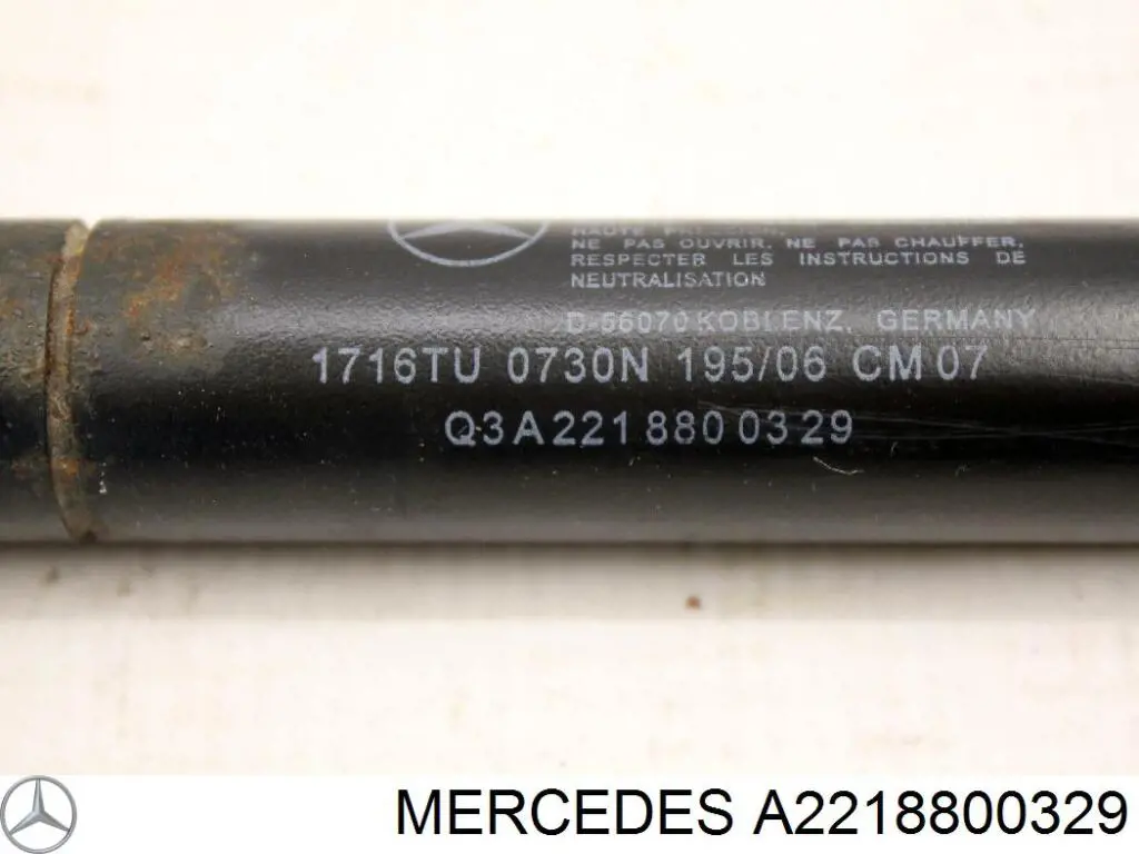 A2218800329 Mercedes Amortyzator maski