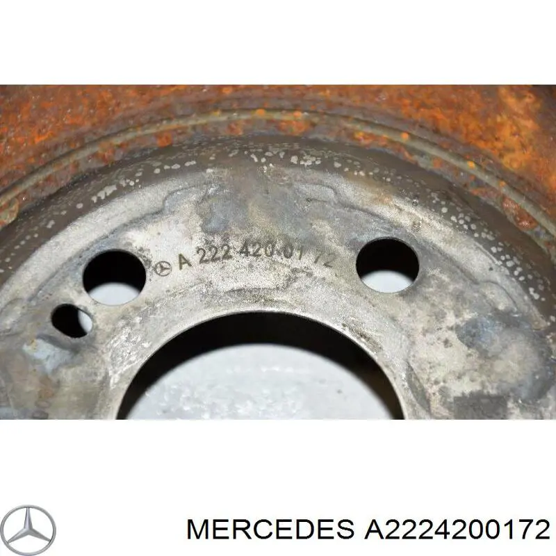 Tarcza hamulcowa przednia Mercedes A2224200172 cena, od 266,96 USD