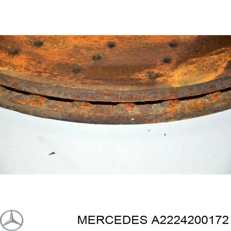Do koszyka A2224200172 Mercedes Tarcza hamulcowa przednia