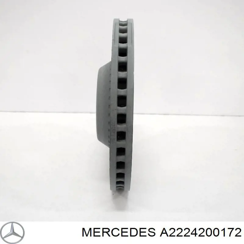 Tarcza hamulcowa przednia A2224200172 Mercedes