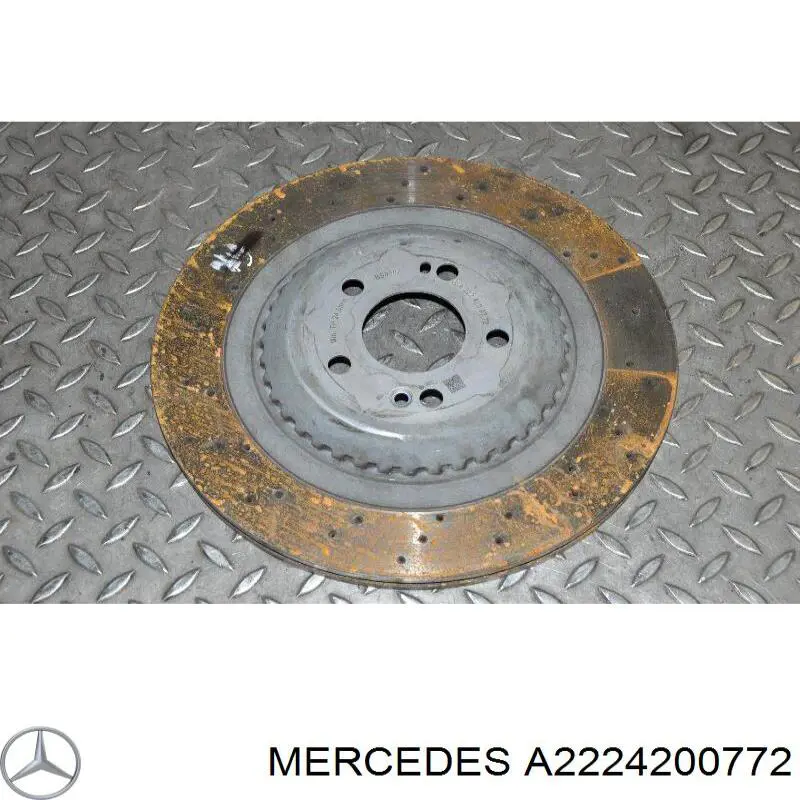 Do koszyka A2224200772 Mercedes Tarcza hamulcowa tylna