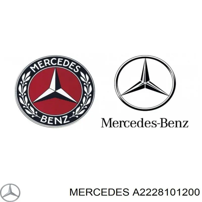 Emblemat na maskę Mercedes A2228101200 cena, od 49,60 USD