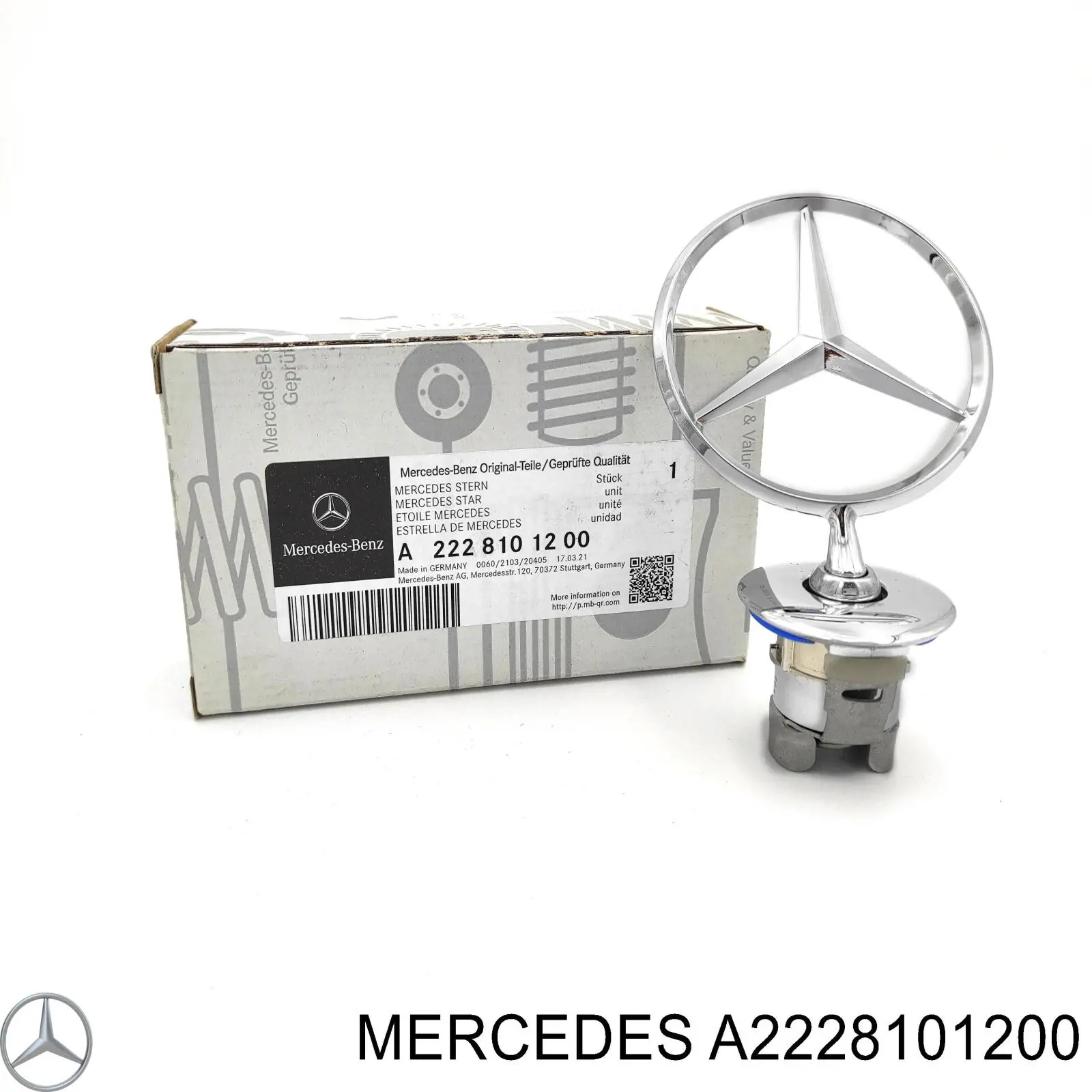 A2228101200 Mercedes Emblemat na maskę