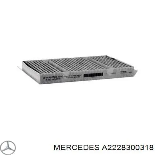 Filtr kabiny Mercedes A2228300318 cena, od 27,64 USD