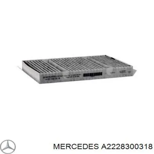Do koszyka A2228300318 Mercedes Filtr kabiny