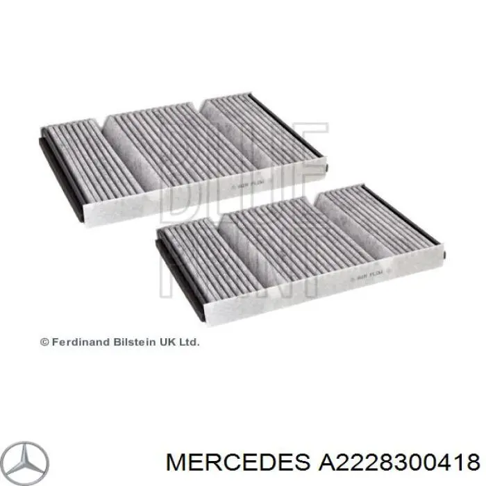A2228300418 Mercedes Filtr kabiny