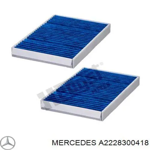 Do koszyka A2228300418 Mercedes Filtr kabiny