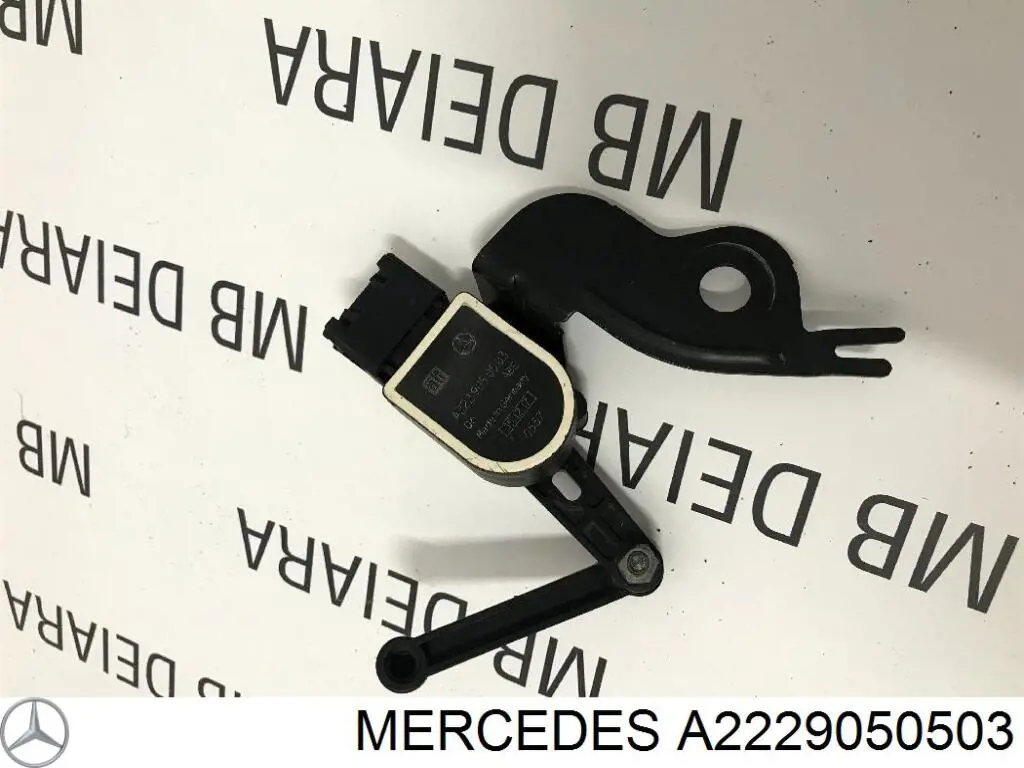 A2229050503 Mercedes Czujnik poziomowania karoserii tylny