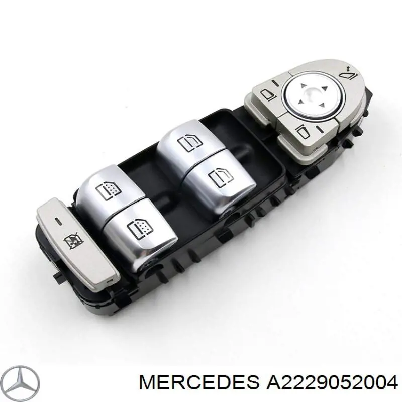 Panel przyciskowy sterowania podnośnikiem szyby przedni lewy Mercedes A2229052004 cena, od 55,50 USD