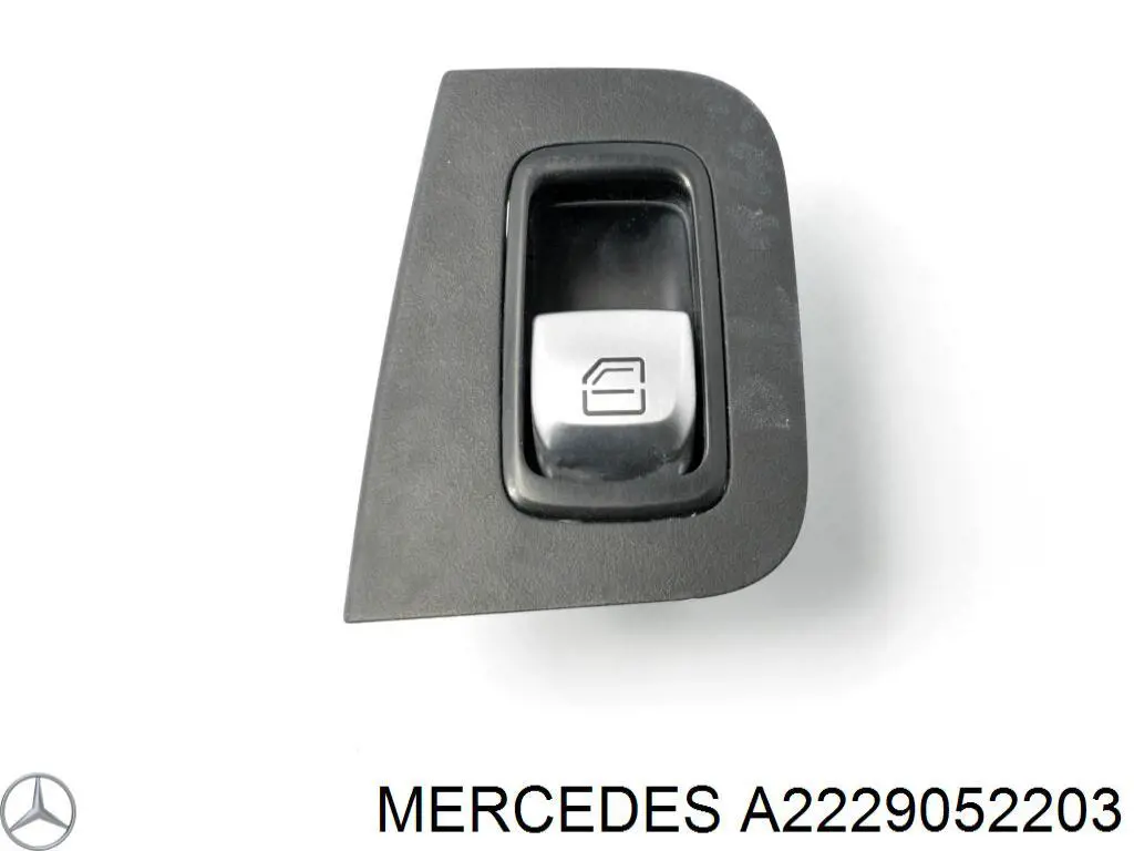 A2229052203 Mercedes Włącznik przyciskowy podnośnika szyby przedni prawy