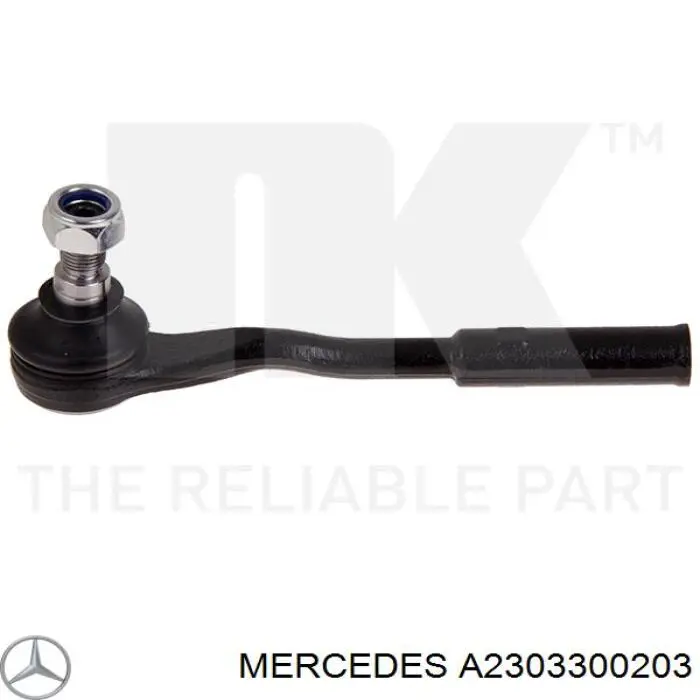 Końcówka drążka kierowniczego zewnętrzna Mercedes A2303300203 cena, od 20,44 USD