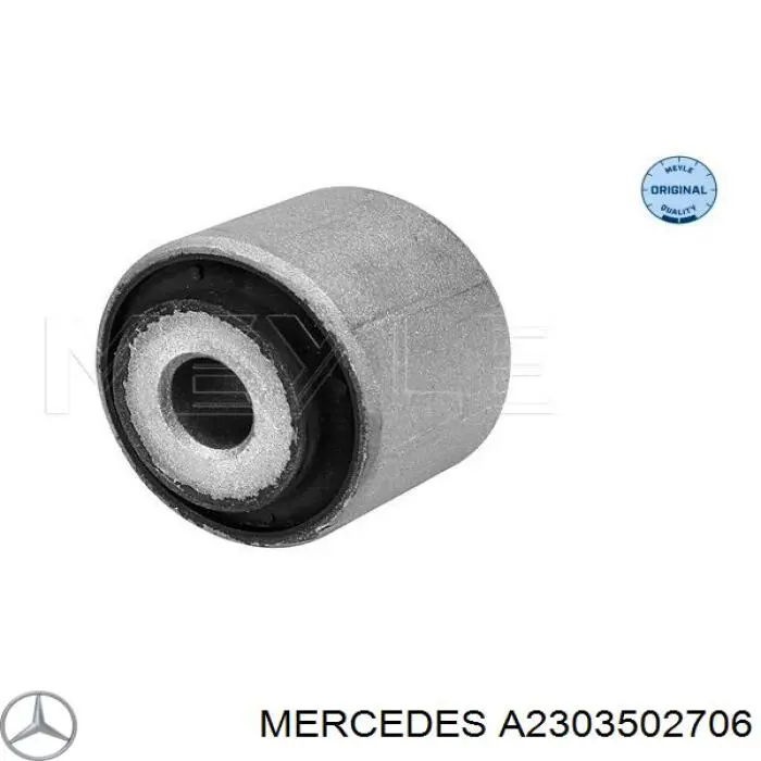 Do koszyka A2303502706 Mercedes Wahacz zawieszenia tylnego górny lewy