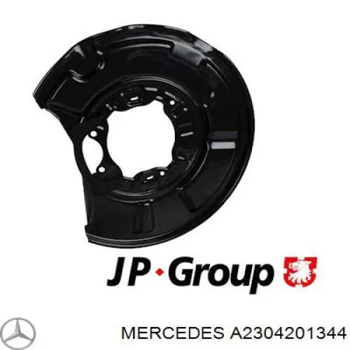 Osłona tarczy hamulcowej tylnej lewa Mercedes A2304201344 cena, od 27,22 USD