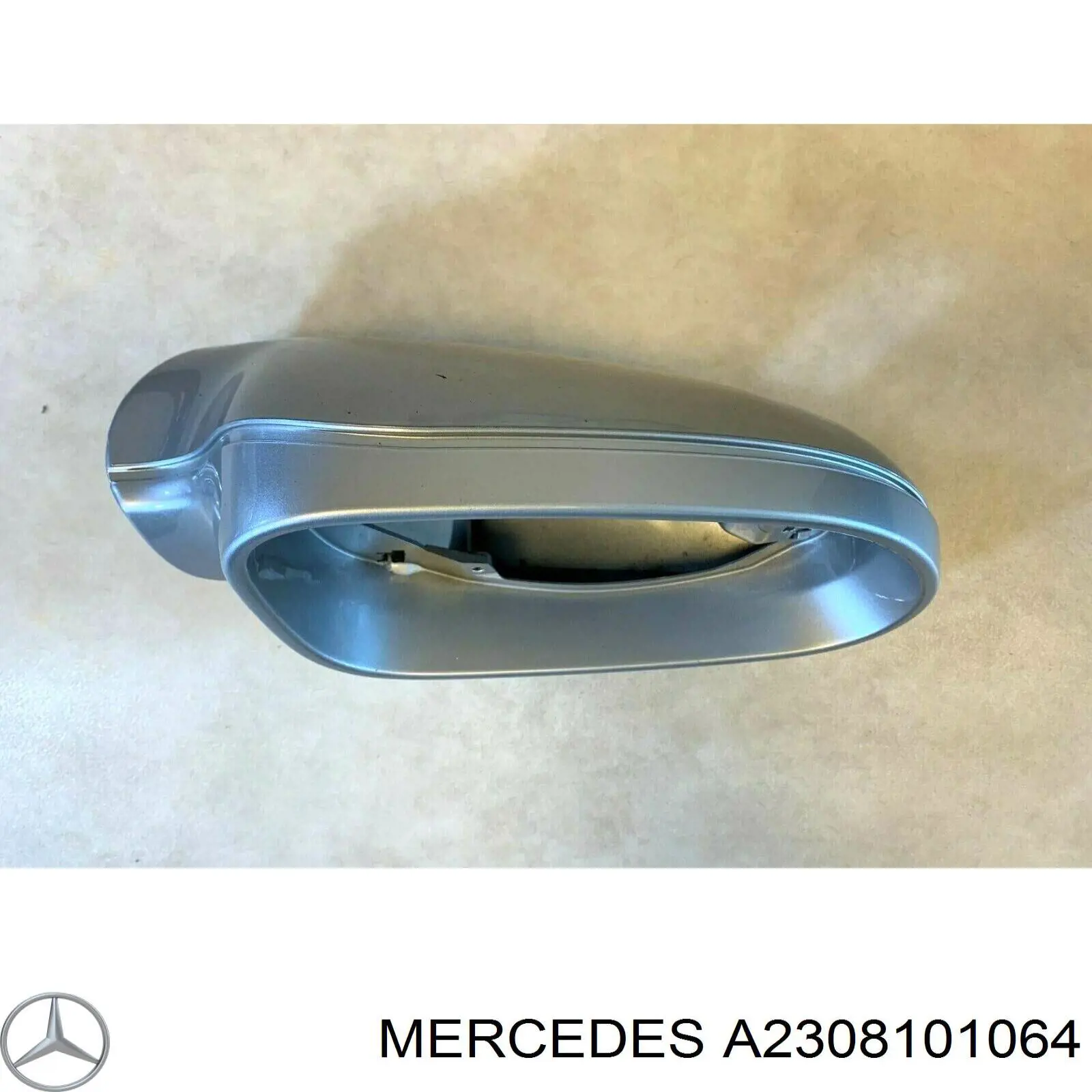 A2308101064 Mercedes Nakładka (pokrywa) lusterka wstecznego prawa