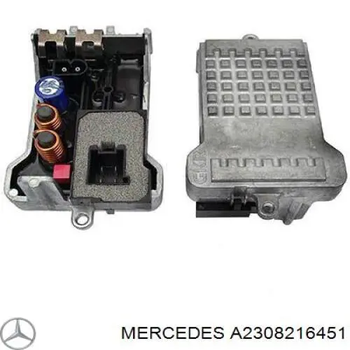 Rezystor wentylatora nagrzewnicy (ogrzewacza kabiny) Mercedes A2308216451 cena, od 71,53 USD