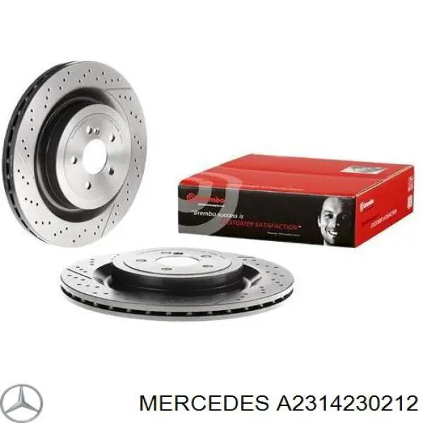Tarcza hamulcowa przednia Mercedes A2314230212 cena, od 133,69 USD