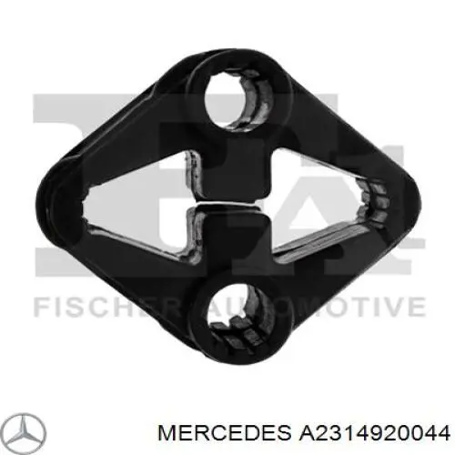 Poduszka mocowania tłumika Mercedes A2314920044 cena, od 22,01 USD