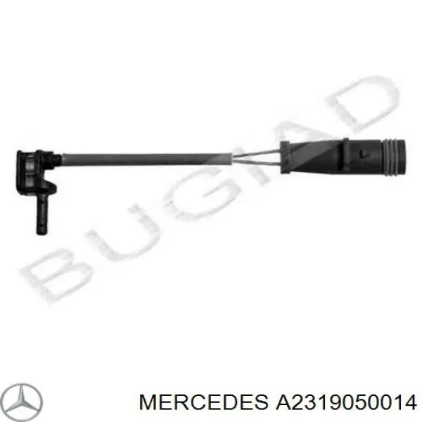 A2319050014 Mercedes Czujnik zużycia klocków hamulcowych przedni