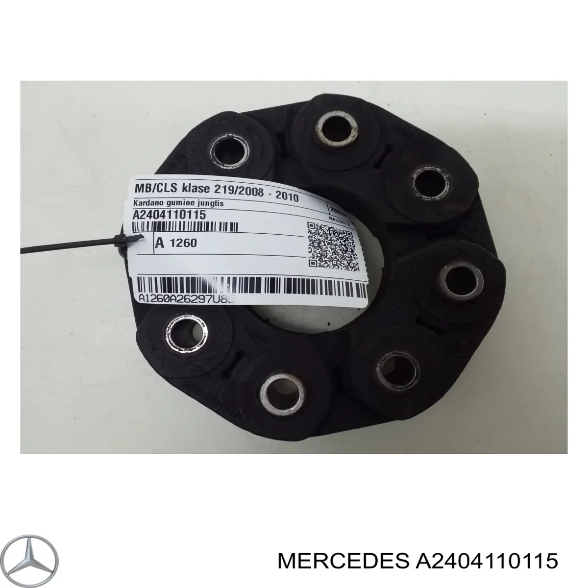 Do koszyka A2404110115 Mercedes Przegub elastyczny wału przedni/tylny