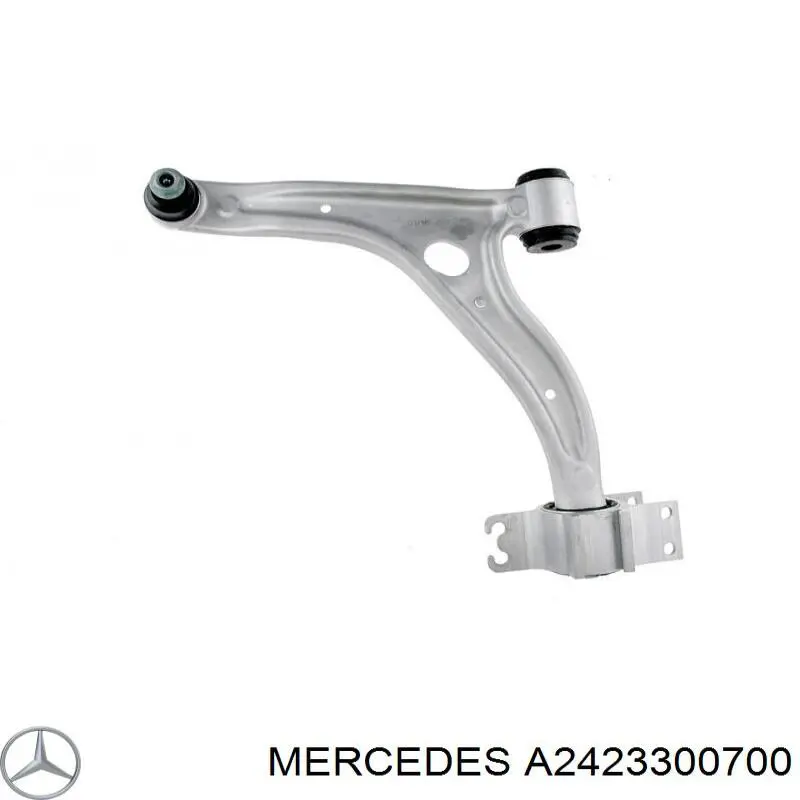 Do koszyka A2423300700 Mercedes Wahacz zawieszenia przedniego dolny lewy