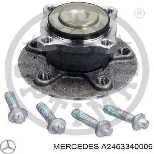 A2463340006 Mercedes Piasta tylna