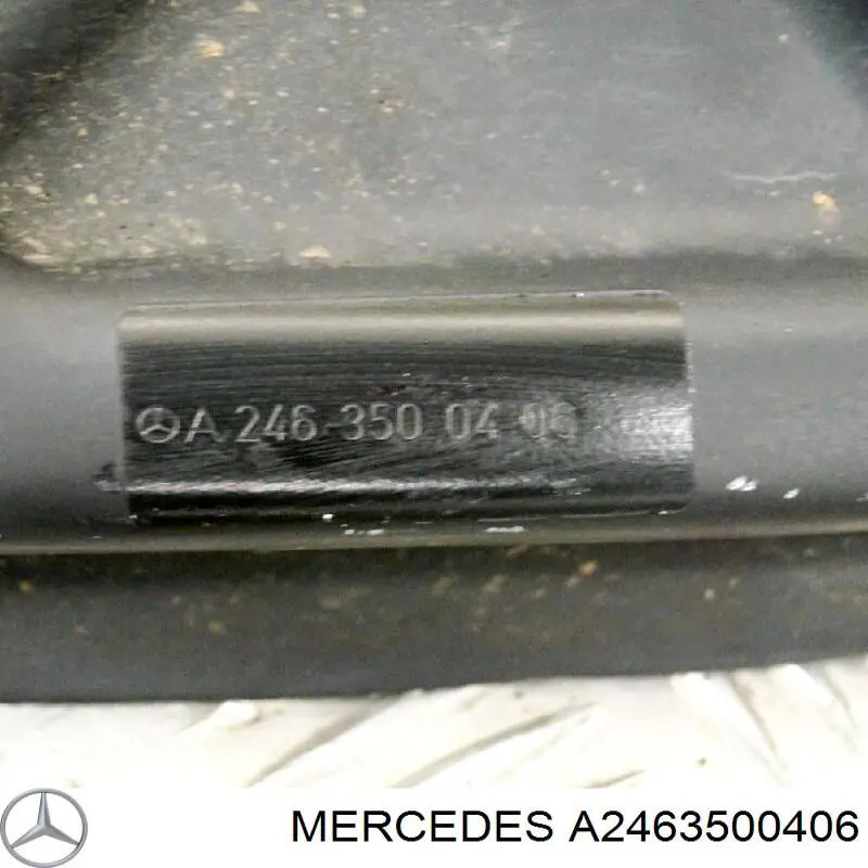 Do koszyka A2463500406 Mercedes Wahacz (drążek) zawieszenia tylnego podłużny dolny lewy