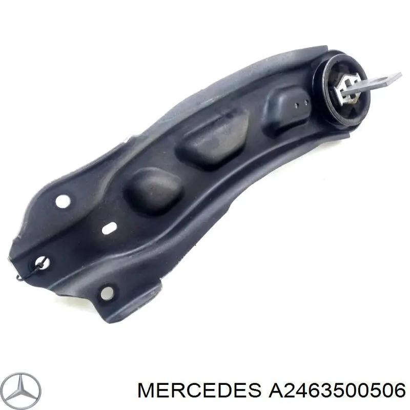 Do koszyka A2463500506 Mercedes Wahacz (drążek) zawieszenia tylnego podłużny dolny prawy