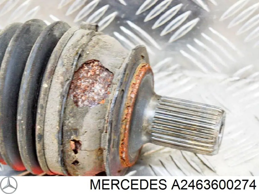 Do koszyka A2463600274 Mercedes Wał napędowy półosi pośredni