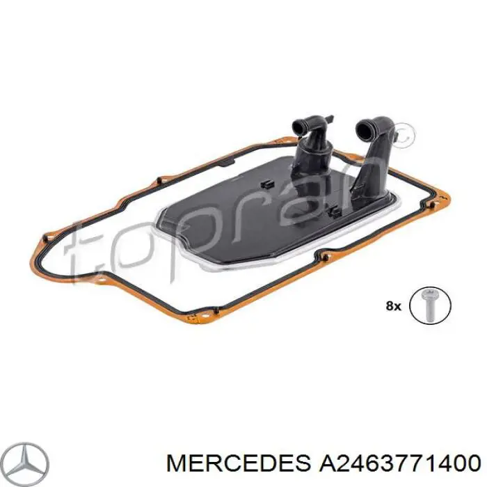Filtr automatycznej skrzyni biegów Mercedes A2463771400 cena, od 36,55 USD