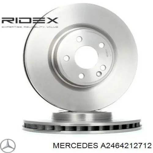 Tarcza hamulcowa przednia Mercedes A2464212712 cena, od 97,47 USD
