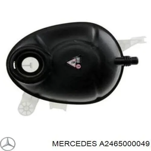 Zbiorniczek wyrównawczy układu chłodzenia Mercedes A2465000049 cena, od 48,06 USD