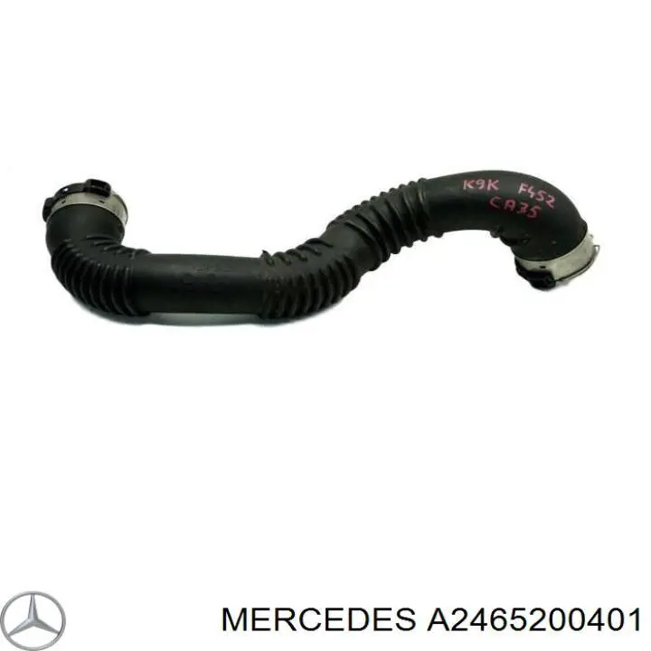 A2465200401 Mercedes Przewód (króciec) intercoolera