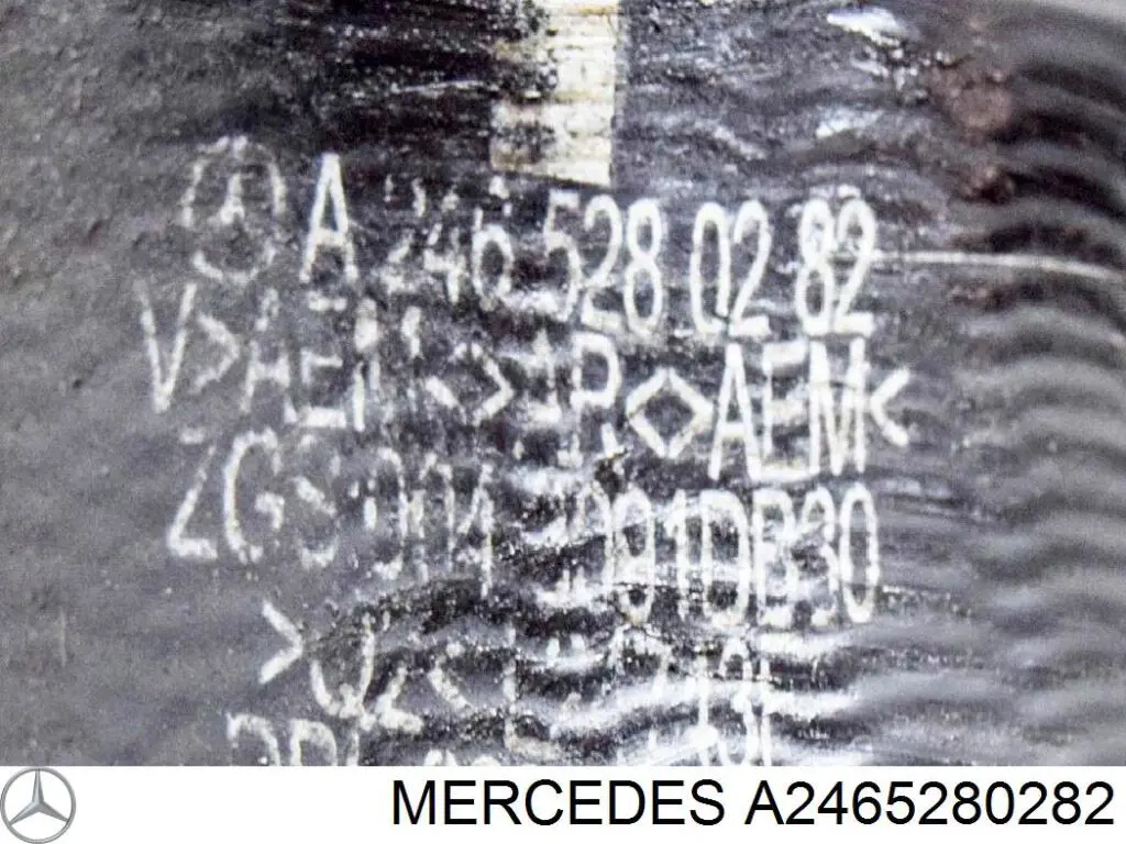 Do koszyka A2465280282 Mercedes Przewód (króciec) intercoolera