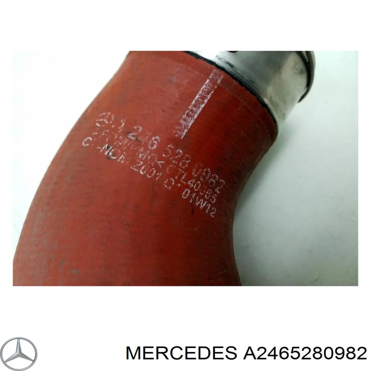 Do koszyka A2465280982 Mercedes Przewód (króciec) intercoolera