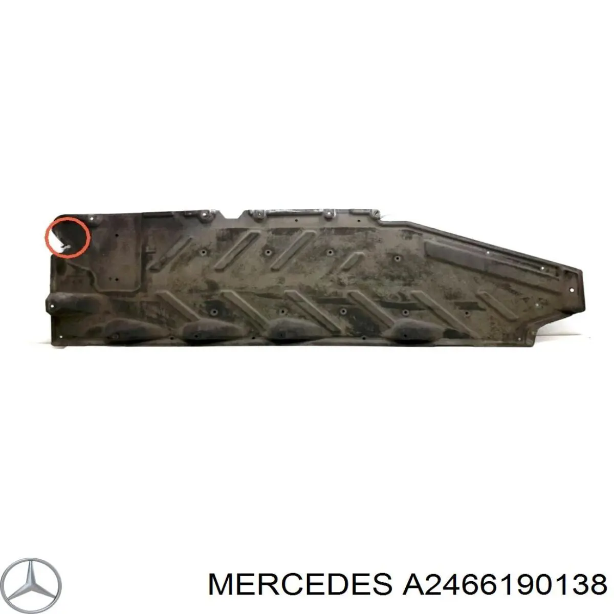Osłona podwozia lewa Mercedes 2466840100 cena, od 95,34 USD