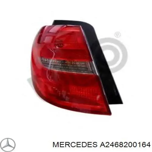 A2468200164 Mercedes Lampa zespolona tylna lewa