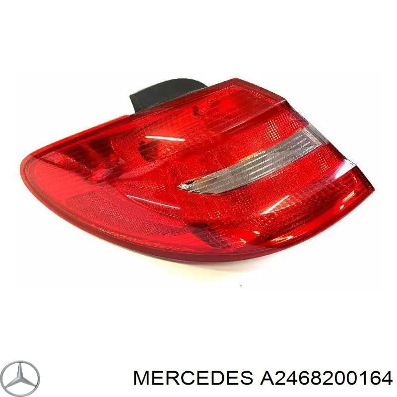 Lampa zespolona tylna lewa Mercedes A2468200164 cena, od 149,68 USD