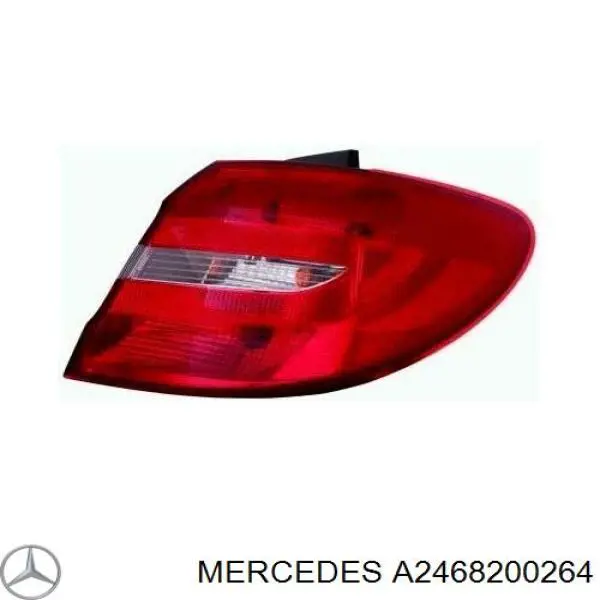 A2468200264 Mercedes Lampa zespolona tylna prawa zewnętrzna