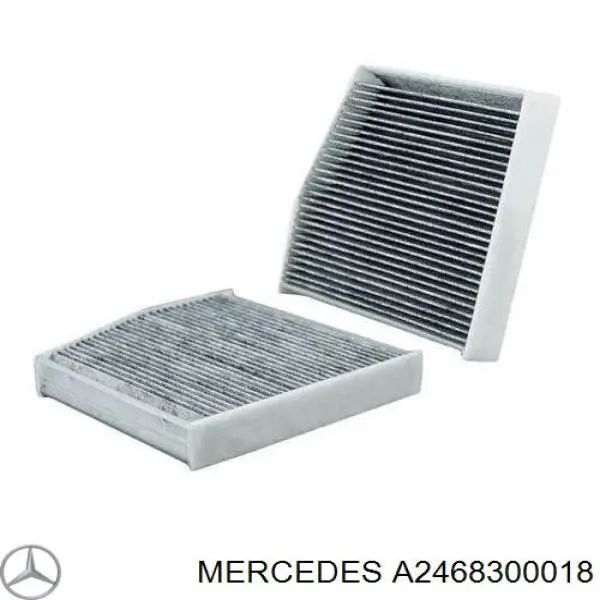 Filtr kabiny Mercedes A2468300018 cena, od 16,40 USD