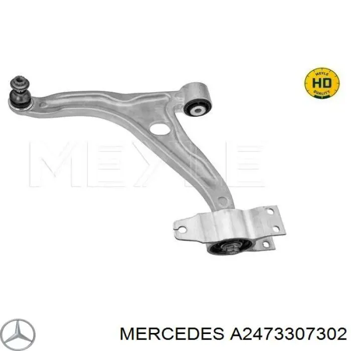 Wahacz zawieszenia przedniego dolny lewy Mercedes A2473307302 cena, od 154,93 USD