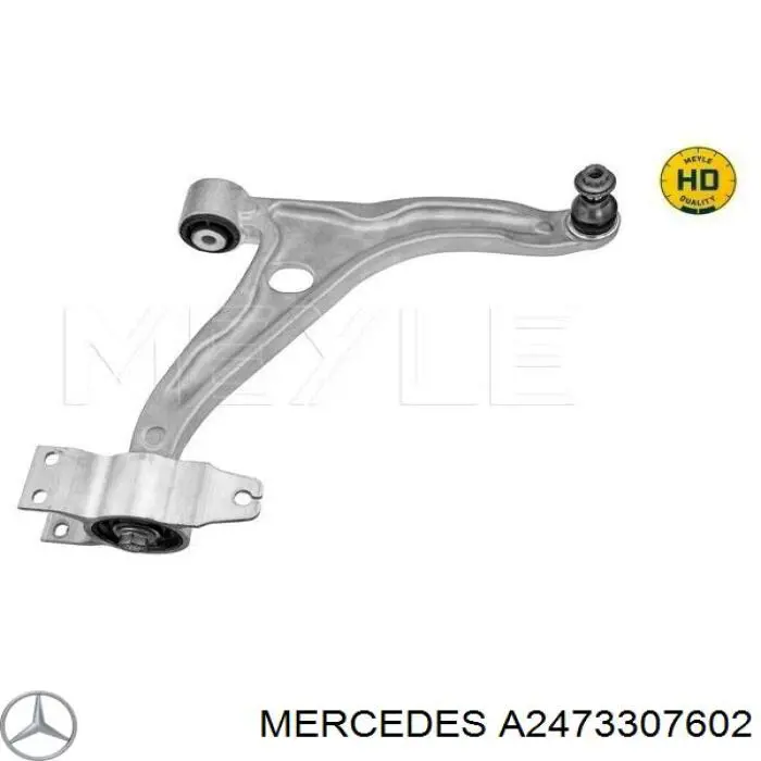 Wahacz zawieszenia przedniego dolny prawy Mercedes A2473307602 cena, od 166,85 USD